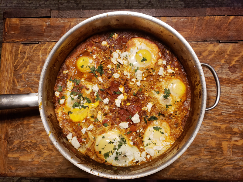 Illustration for article titled How to make shakshuka, the Moroccan stew that says “put an egg on it!”